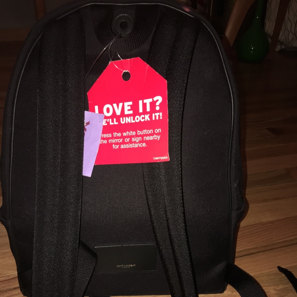 NWT! YSL Saint Laurent City Tiger Patch Backpack - Picture 5 of 8